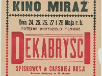 Kino Miraż, Biała Podlaska, 1928