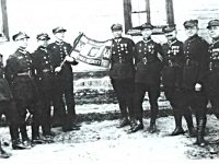 Mistrzostwa w strzelectwie - 1 miejsce, proporzec 9 Dywizji Piechoty, Biała Podlaska ok. 1935 r