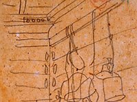 Wewnątrz baraku, Stalag / Oflag 366Z, Obóz jeńców włoskich, Biała Podlaska, 1944, autor: Ercolani Ernesto 1909 - 1974