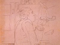 Włoski oficer, Stalag / Oflag 366Z, Obóz jeńców włoskich, Biała Podlaska, 1944, autor: Ercolani Ernesto 1909 - 1974