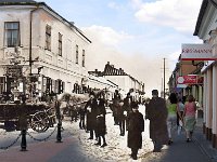 Plac Wolności i ul. Brzeska, Biała Podlaska