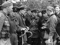 Spotkanie żołnierzy Wehrmachtu i Armii Czerwonej 20 września 1939 roku, na wschód od Brześcia