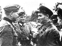 Spotkanie żołnierzy Wehrmachtu z żołnierzami Armii Czerwonej w Brześciu nad Bugiem, 23.09.1939