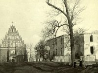 Kodeń, Kościół oraz ruiny zamku Sapiehów w Kodniu 1936
