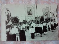 Procesja Bożego Ciała.Lata pięćdziesiąte ubiegłego wieku. Biała Podlaska