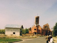 Lata 1990. Budowa kościoła pw. Błogosławionego Honorata w Białej Podlaskiej i koniec obecnej Alei Jana Pawła II.